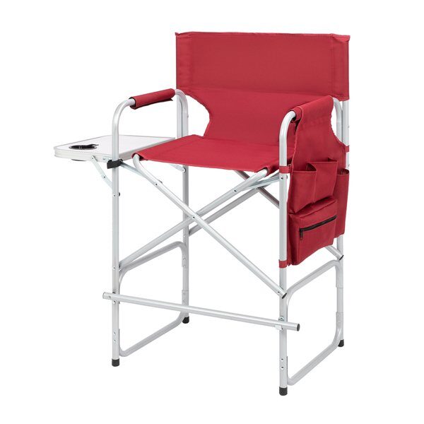Outdoor Tall Director Chair 300 lbs Padded Foldable